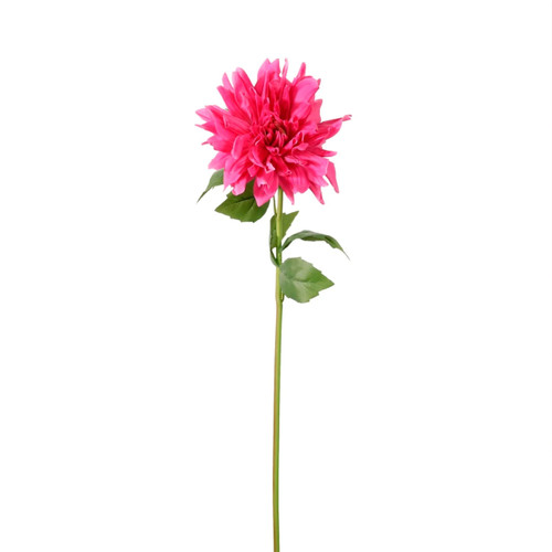 A Real Touch Hot Pink Tipped Dahlia Stem.