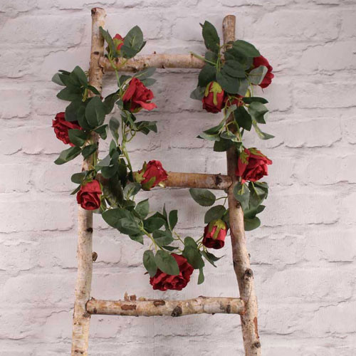 Red Rose Garland - 1.75m (1)