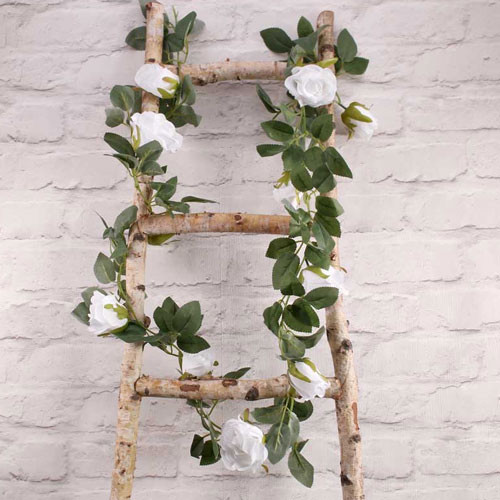 White Rose Garland - 1.75m (1)