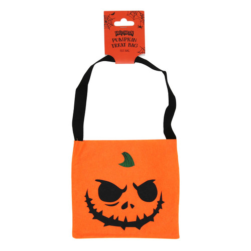 A Halloween Pumpkin Felt Bag.
