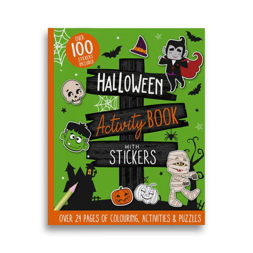A Halloween Activity Book & Stickers Pack.