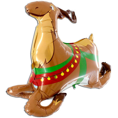 43 inch 3D Linky Reindeer Foil Balloon (1)