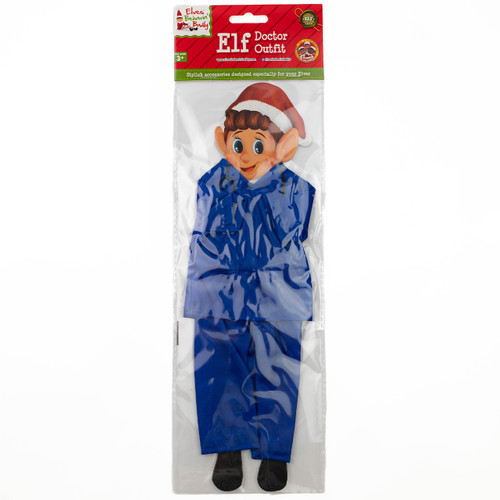 A blue doctor's outfit for elves.