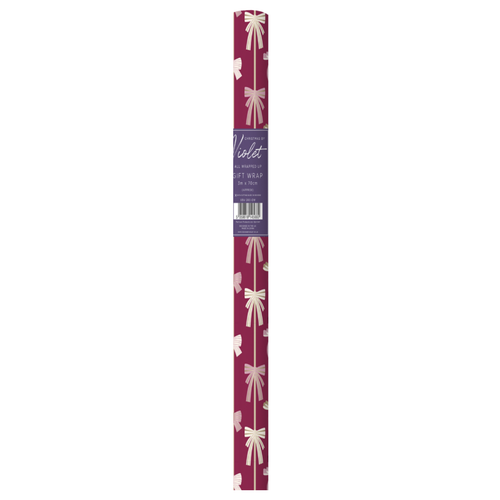 A roll of All Wrapped Up Christmas Gift Wrap, measuring approx. 70cm x 3m.