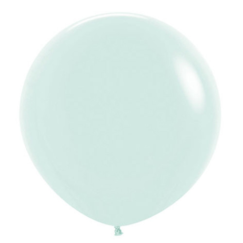 24" Pastel Matte Green Sempertex Latex Balloons (3)
