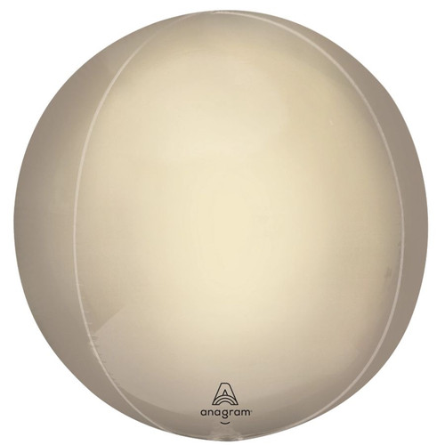A 16 inch Orbz Prosecco Satin Luxe Foil Balloon, manufactured by Anagram.