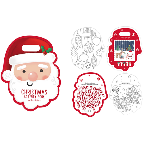 A Christmas Santa Activity Book.