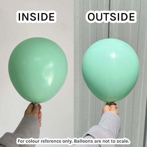 6" Macaron Green Kalisan K-Link Latex Balloons (50)