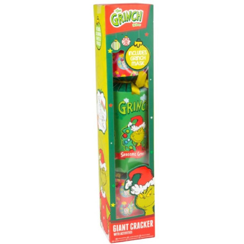 A 55cm Grinch Christmas Cracker.