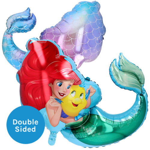 A 67 inch Ariel and Flounder foil balloon, manufactured by Folat.