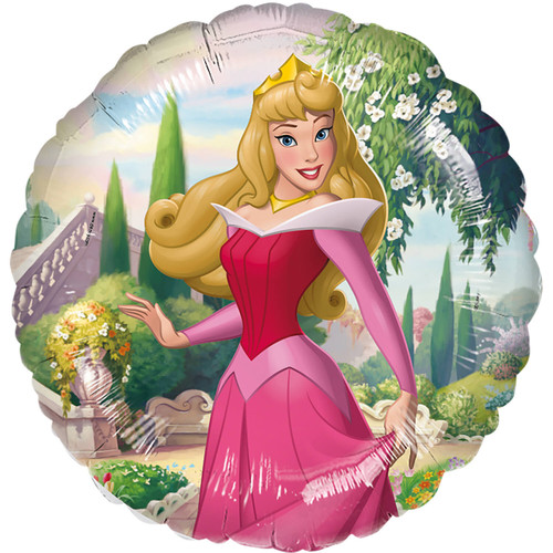 An 18 inch Disney Princess Sleeping Beauty foil balloon, manufactured by Folat.