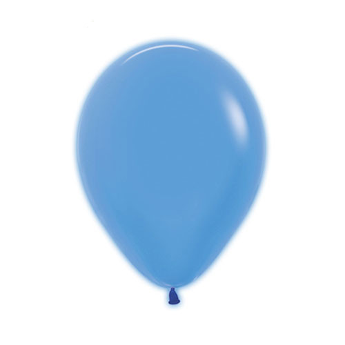 5" Neon Blue Sempertex Latex Balloons (100)