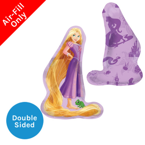 A 9 inch Disney Princess Rapunzel foil balloon, manufactured by Folat.
