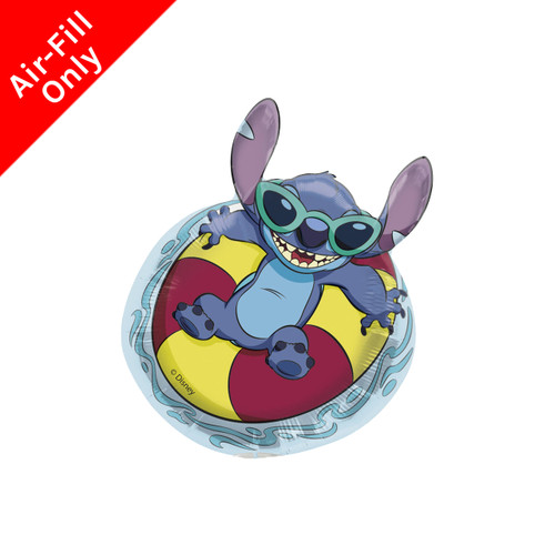 A 9 inch Stitch summer foil balloon, manufactured by Folat.