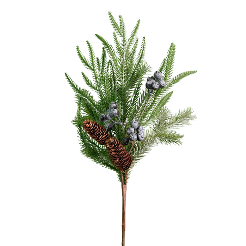 A Premium Juniper Berry & Pine Spray, measuring approx. 55cm.