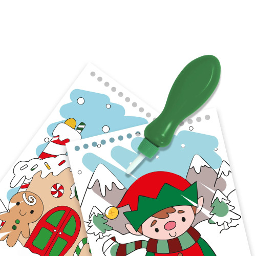 A Christmas Magic Water Art Paint Book.