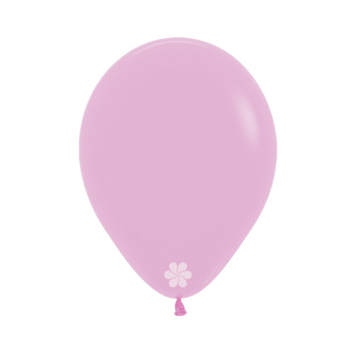 A pack of 5" Fashion Candy Pink Latex Balloons, manufactured by Sempertex.