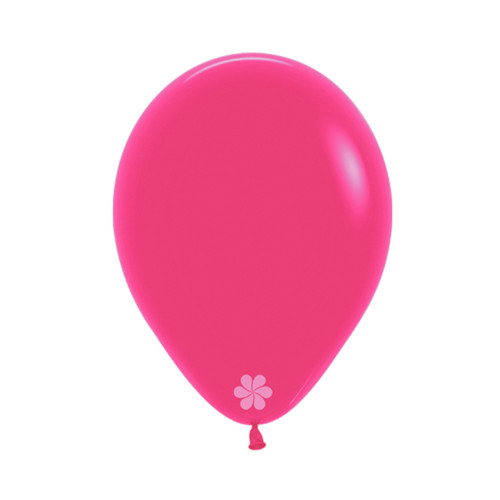 A pack of 5" Fashion Cosmo Pink Latex Balloons, manufactured by Sempertex.