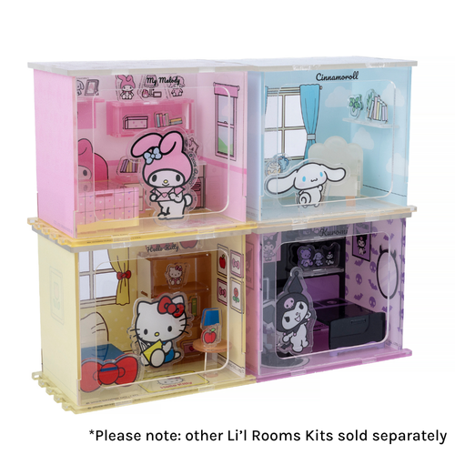 A Cinnamoroll Li'L Worlds Li'l Rooms Set, manufactured by Craft Buddy.