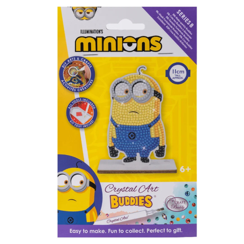 A Minion Gus Crystal Art Buddy Kit, manufactured by Craft Buddy.