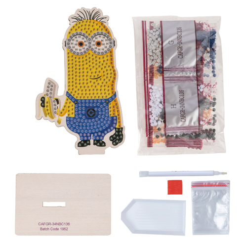 A Minion Tim Crystal Art Buddy Kit, manufactured by Craft Buddy.