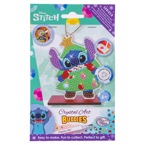 A Festive Stitch Crystal Art Hanging Buddies Kit, manufactured by Craft Buddy.