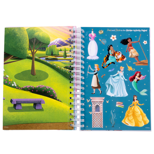 A Disney Princess Crystal Art Sparkle Studio Activity Book, manufactured by Craft Buddy.