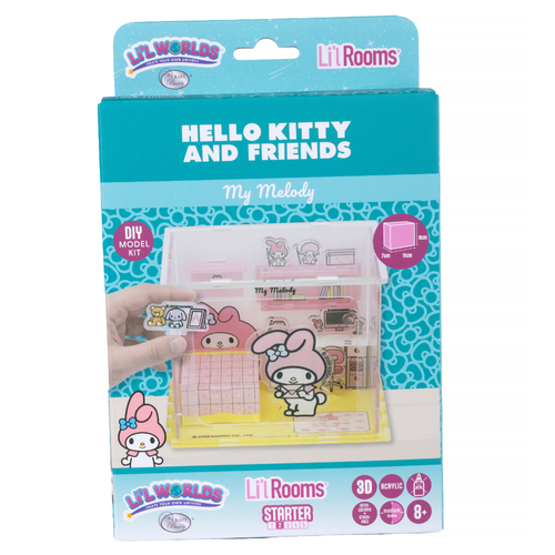 A My Melody Li'L Worlds Li'l Rooms Set, manufactured by Craft Buddy.