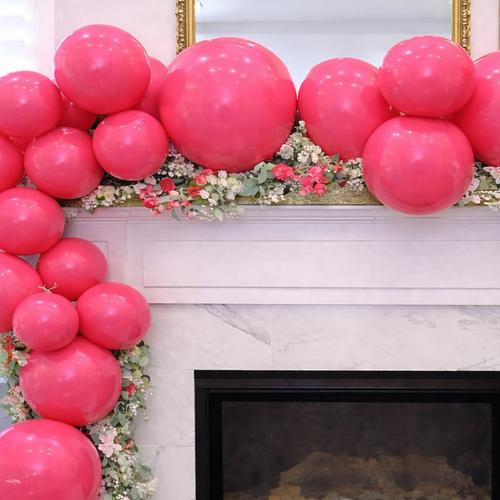 Taffy Pink Reusable PVC Balloon Garland Kit (7pc.)