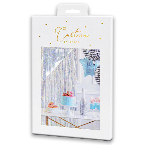 Holographic Party Door Curtain - 90cm x 2.5m (1)