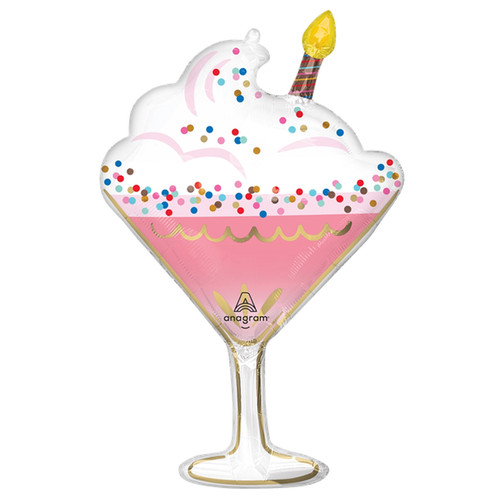 A 30 inch A Tini Bit Older Birthday Supershape Foil Balloon, manufactured by Anagram.