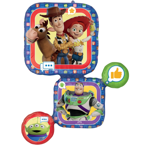 A 29 inch Toy Story 5 Supershape Foil Balloon, manufactured by Anagram.