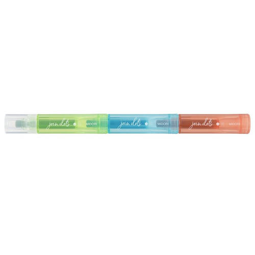 A pack of Midori Connecting Pen Join Dots Bright.