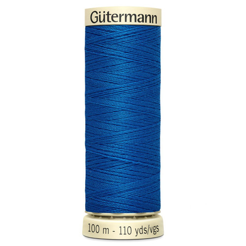 Gutermann 322 Electric Blue Sew All Thread - 100m (1)