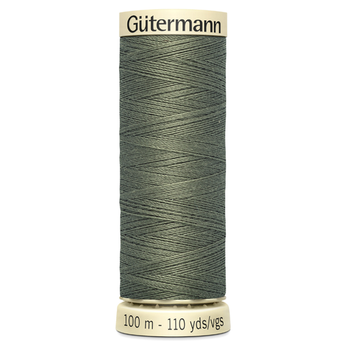 Gutermann 824 Khaki Green Sew All Thread - 100m (1)