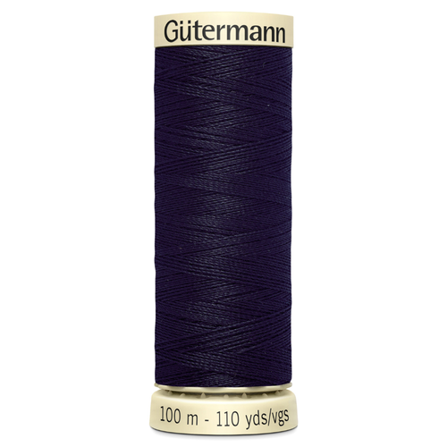 Gutermann 665 Blue Black Sew All Thread - 100m (1)