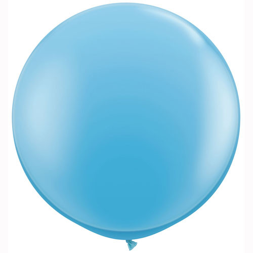 3ft Standard Pale Blue Latex Balloons (2)