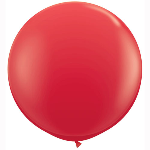 3ft Standard Red Latex Balloons (2)