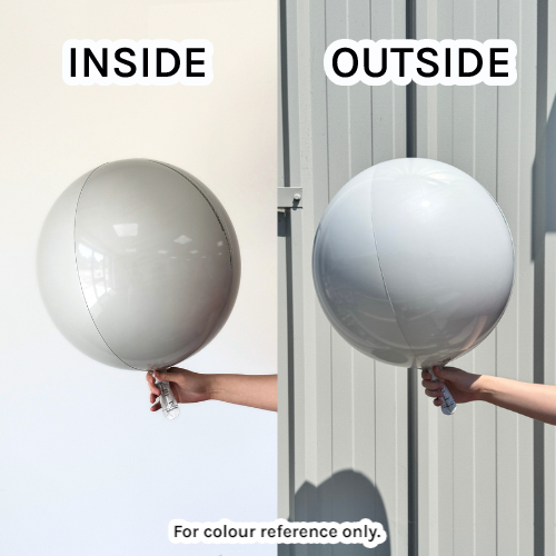 Pack of 3 16" Orbz White Foil Balloons (3) - UNPACKAGED