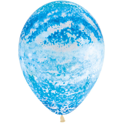 12" Graffiti Sky Blue Sempertex Latex Balloons (25)