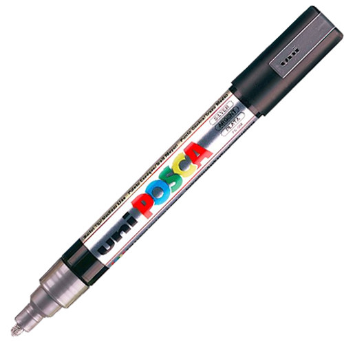 POSCA Silver Medium Bullet Tip Paint Pen (1)