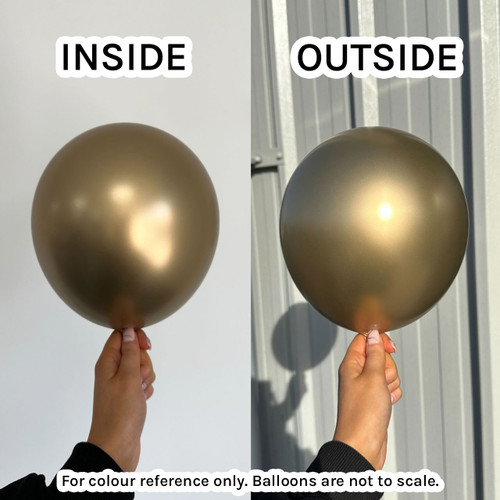 260 Reflex Gold Sempertex Nozzle Up Entertainer Balloons (50)