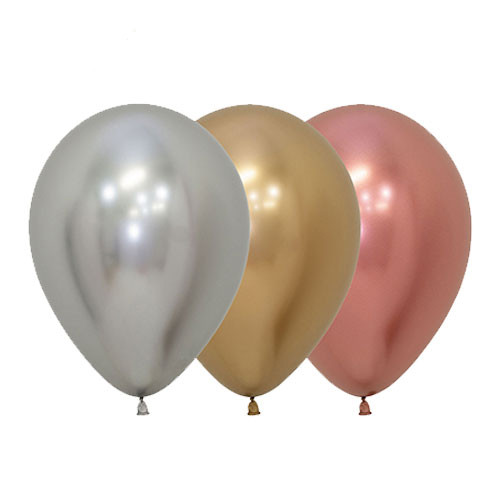 5" Reflex Classic Assorted Latex Balloons (50)