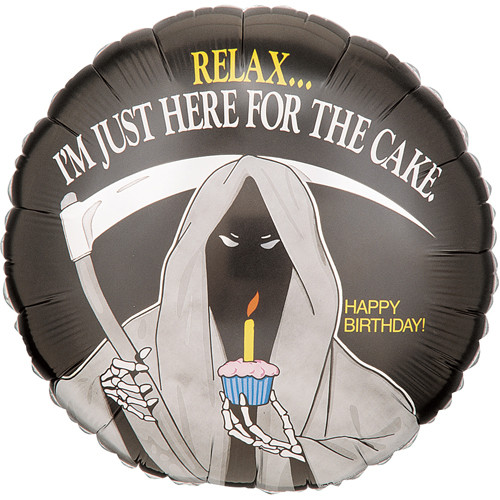 18 inch Birthday Grim Reaper Foil Balloon (1)