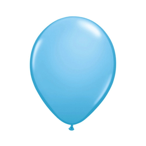5" Standard Pale Blue Solid Colour Latex Balloons (100)
