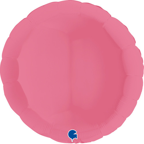 36" Bubble Gum Round Foil Balloon (1)