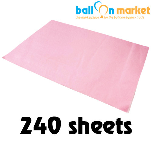 Light Pink Tissue Paper - 50cm x 75cm (240 Sheets)