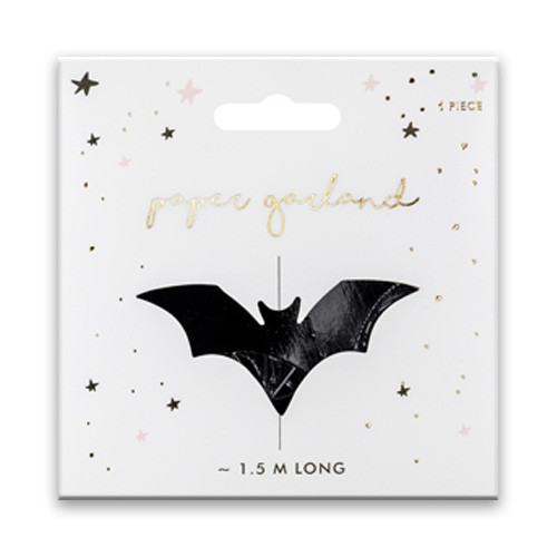 Black Bat Paper Garland (1)