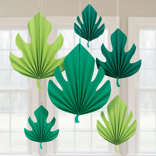 Palm Leaf Fan Decorations (6)