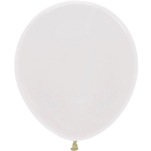 18" Crystal Clear Sempertex Latex Balloons (25)